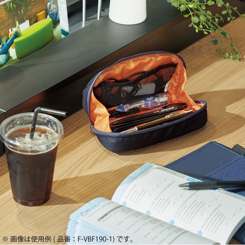 Kokuyo Pen Case, Large Capacity, Easy to Open and Access,