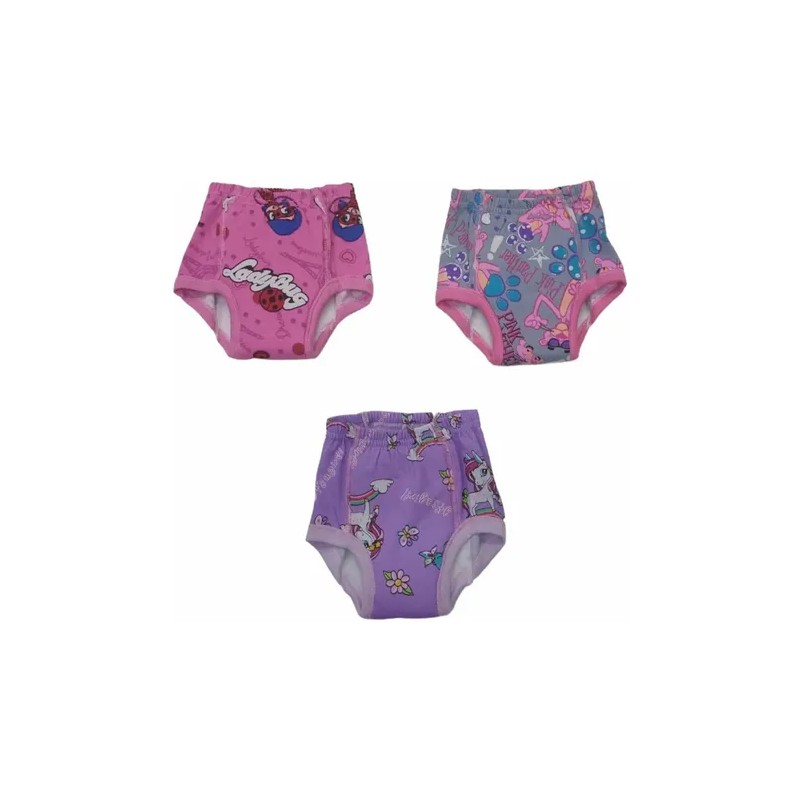 3 Piezas De Calzon Entrenador Para Niño O Niña 100