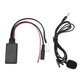 Microphone Adapter AUX Audio Wire Bluetooth 5.0 Replacement for Nissan Sylphy/Tiida/Qashqai/Genissra/Jimny