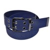 [KASAJIMA] 40mm ナイロン2ピン 作業ベルト クロニッケル Mサイズ ネイビー 【No.22】
