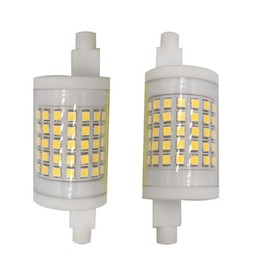 Edearkar 78mm R7S LED Bulbs (2 Pack) 10W AC85-265V 6000K Daylight White J Type R7s Floodlight T3 Double Ended J Type 100W Halogen Bulb Replacement for Work, Security, Landscape Lighting