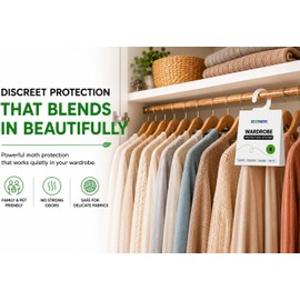 Clothes Moth Traps – 11 Pack | Extra Strength Pheromone Sticky Traps for Clothes, Closets, Wardrobes & Carpet | Case-Making & Webbing Moths | Non-Toxic, Foldable, Family-Safe