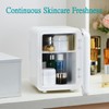 Iceblue Skincare Fridge with Viewing Window, 4L Compact Small Fridge
