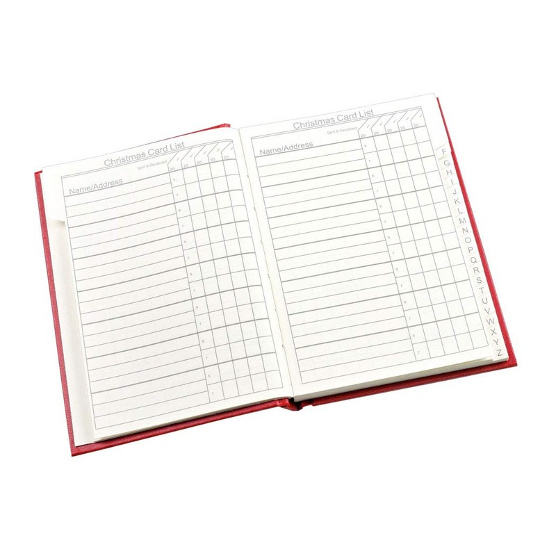 Esposti Christmas and Birthday Flip Book - Red - Ideal