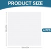 4 Pack 14 Mesh Needlepoint Canvas for Embroidery, Crochet, 20