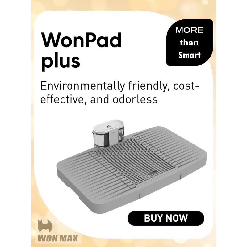 WonPad Smart Dog Potty Free from Disposable Pee Pads!Automatical Pee