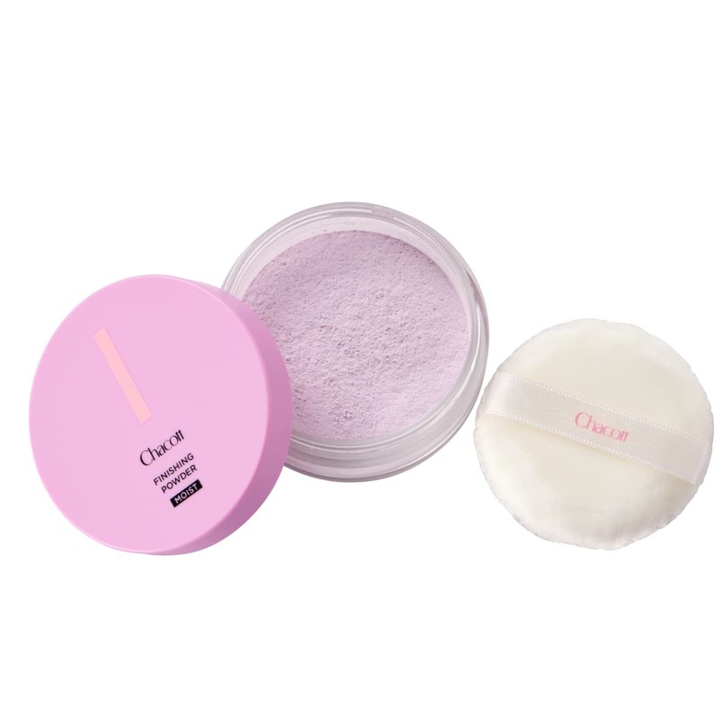 Chacott Finishing Powder, Moist C, 0.4 oz (10 g), Puff,