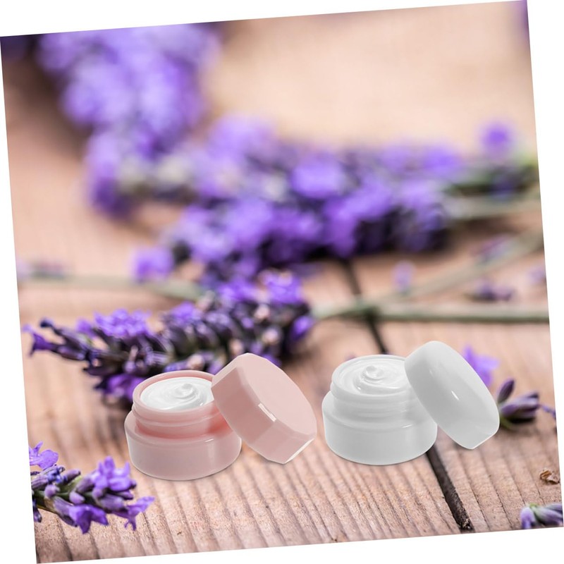 STOBOK Makeup Case Set 10pcs Plastic Jars for Face Cream