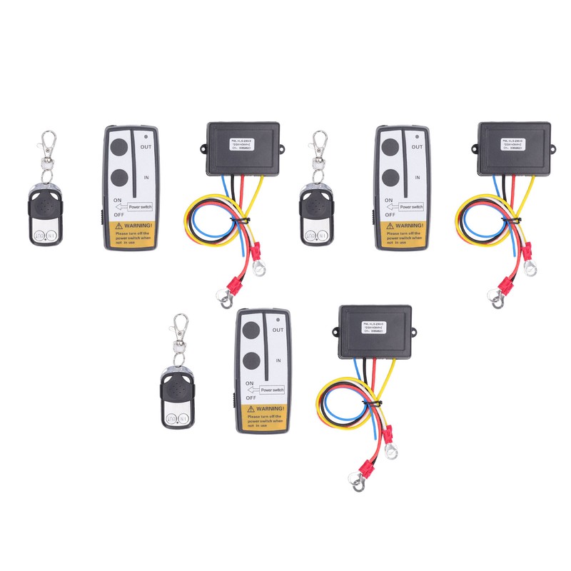 3 Pcs Universal Wireless Winch Remote Control Electric Winch Controller