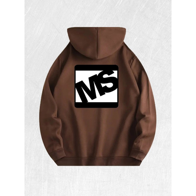 MS Logo Graphic Hoodie 100% Cotton US Warehouse 7 ColorsColor: