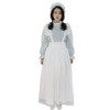 Jeufoin Women Vintage Victorian Maid Ruffles Pinafore Apron Pioneer Colonial