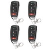 Bkiyougo 4Pcs 433mhz remote, garage remote control key fob, garage