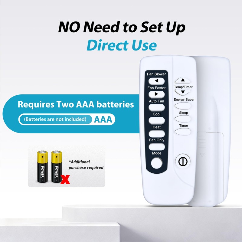 ZWP Replacement Remote Control for Frigidaire Window Air Conditioner, Replace