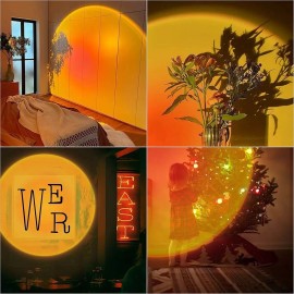 Gran compañía Lampara Proyeccion Mesa Luz Atardecer Sunset Led Decorativa