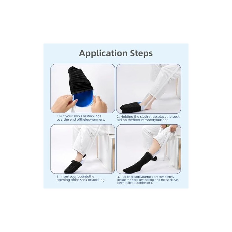 Sock Dressing Aid, Stocking Aid for Socks and Stockings, Sock
