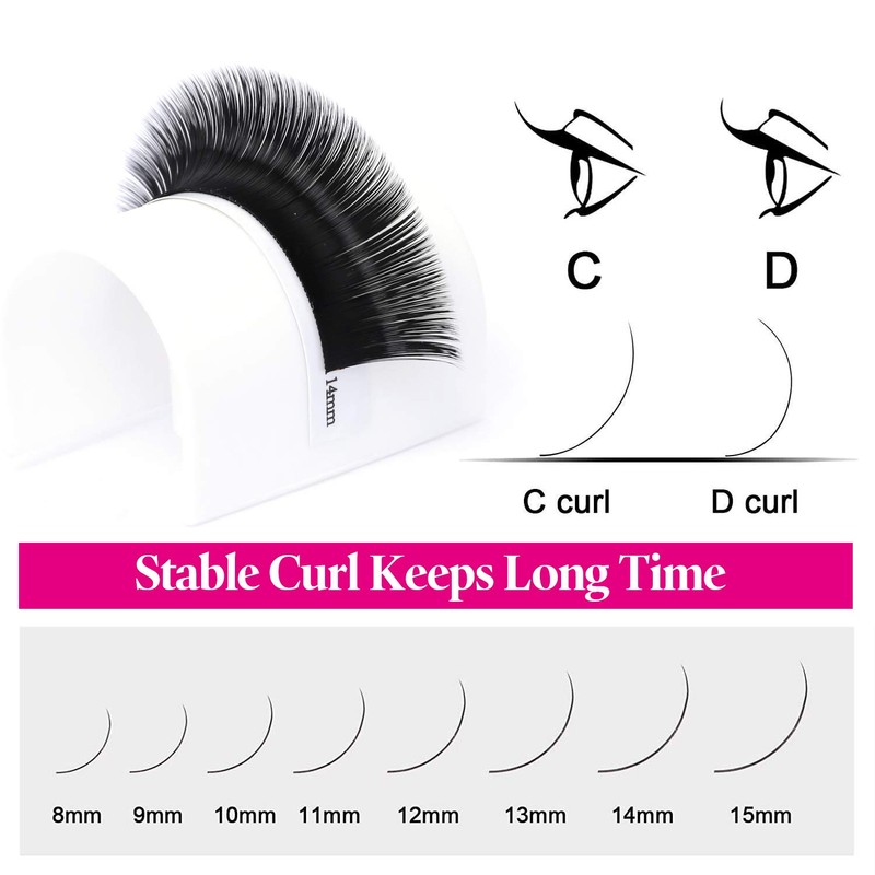 FADVAN Easy Fan Lashes, Self Fanning Volume Russian Eyelash Extensions