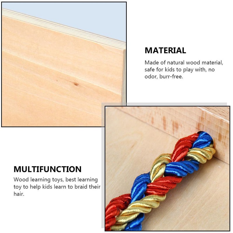 Didiseaon 1pc Braid Practice Braiding Activity Braiding Game Learn to
