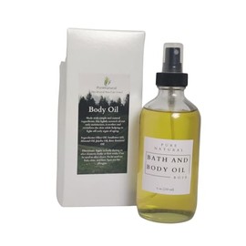 Body Oil (Coconut milk lavender, 8 oz)-Pure Natural