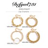 Dainty Gold Chain Bracelets for Women Layered Bracelet Simple Sparkle