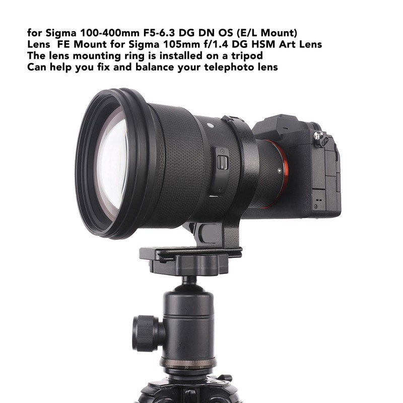 Metal Aluminum Alloy Lens Collar Tripod Mount Ring for Sigma