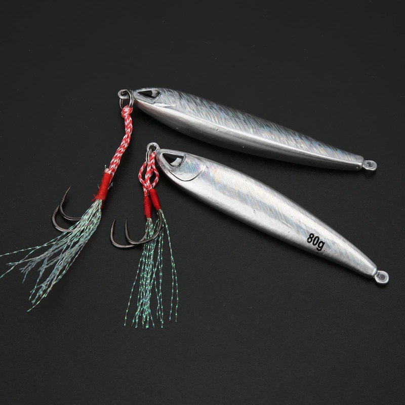 Jig Hard Fishing Lures, Strong Metal Iron Plate Bait, Lightweight