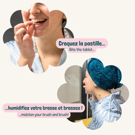 1 Bag of 180 Chew Teeth, Made in France, Ideal for Travel, Space Saving (180, Mint)