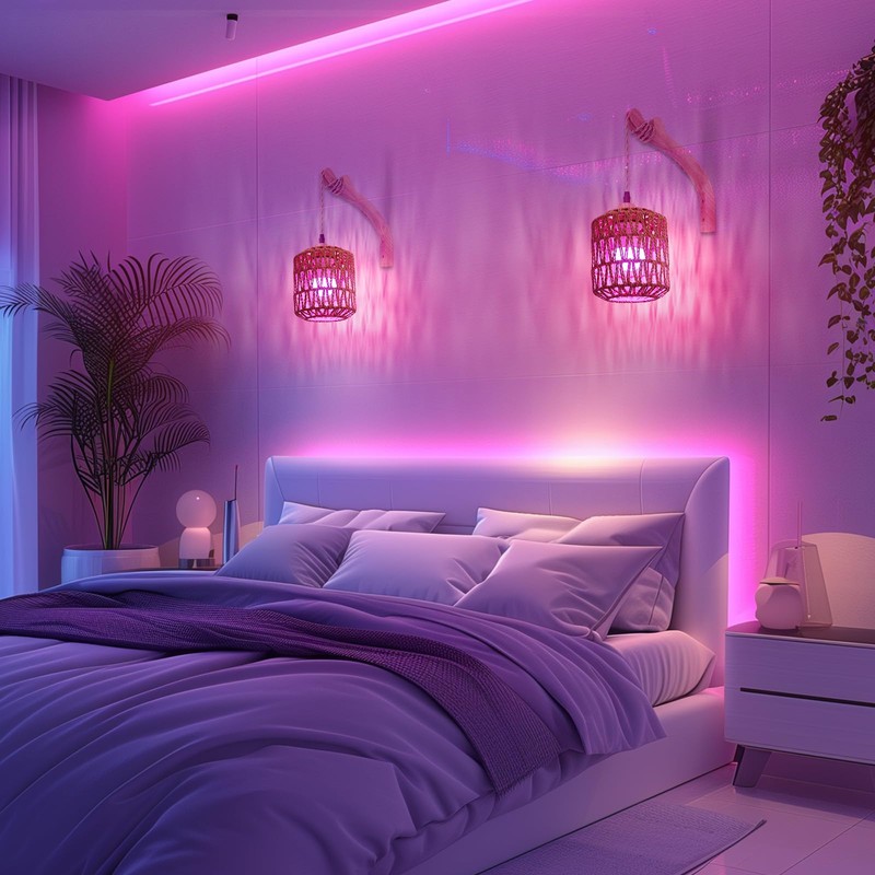 Frideko Boho Rechargeable Wall Sconces Set of Two with Remote,
