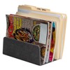 MobileVision Executive Dark Gray Desktop File Folder Organizer and Paper