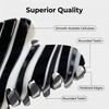 Medium Acetate Striped Hair Claw Clip for Women