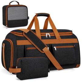 Convertible Garment Duffel Bags for Travel - Carry on Garment Duffle with Toiletry Bag Storage Bag Large Travel Duffel Bag 2 in 1 Hanging Suit Bag Weekender Bag for Men Women 3pcs Set