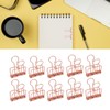 50Pcs Hollow Binder Clips Metal Paper Binder Clips for Documents
