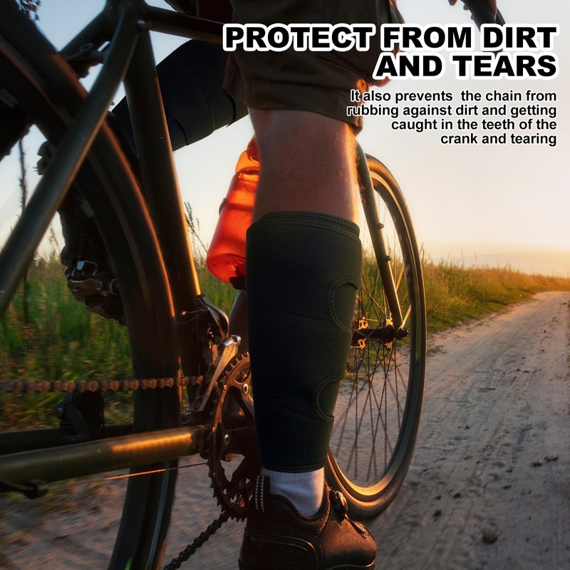 Cutecrop 2 Pcs Bike Pant Protector Completely Protects Cyclist's Pants