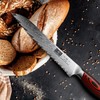 HOSHANHO Bread Knife,8 Inch Serrated Bread Knife Ultra Sharp Damascus