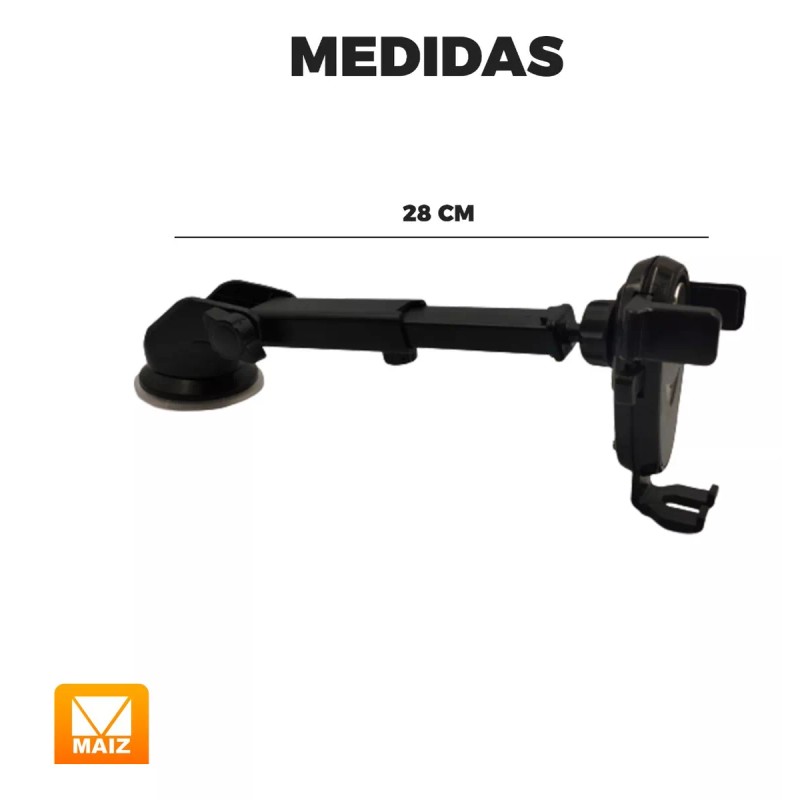 Maíz Soporte Base Celular Holder Auto Carro Tablero Ventosa 360