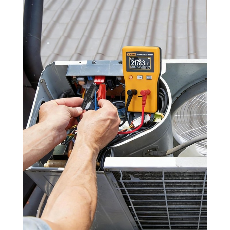 CapMaster 470F Capacitor Tester, ESR Estimate, 0.01pF–470F Auto Range