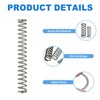 sourcing map 10Pcs Compression Spring, 4mm OD, 0.5mm Wire Size,