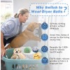 Wool Dryer Balls XL Size 6 Pack - Fun Dryer