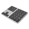 Wireless Number Pad 35 Keys Aluminum Alloy Ultrathin Rechargeable Ergonomic