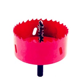 M42 HSS Bi-Metal Hole Saw with Hexagon Adapter and Centring Drill for Wood Iron Sheet Pipe Plastic (70MM)