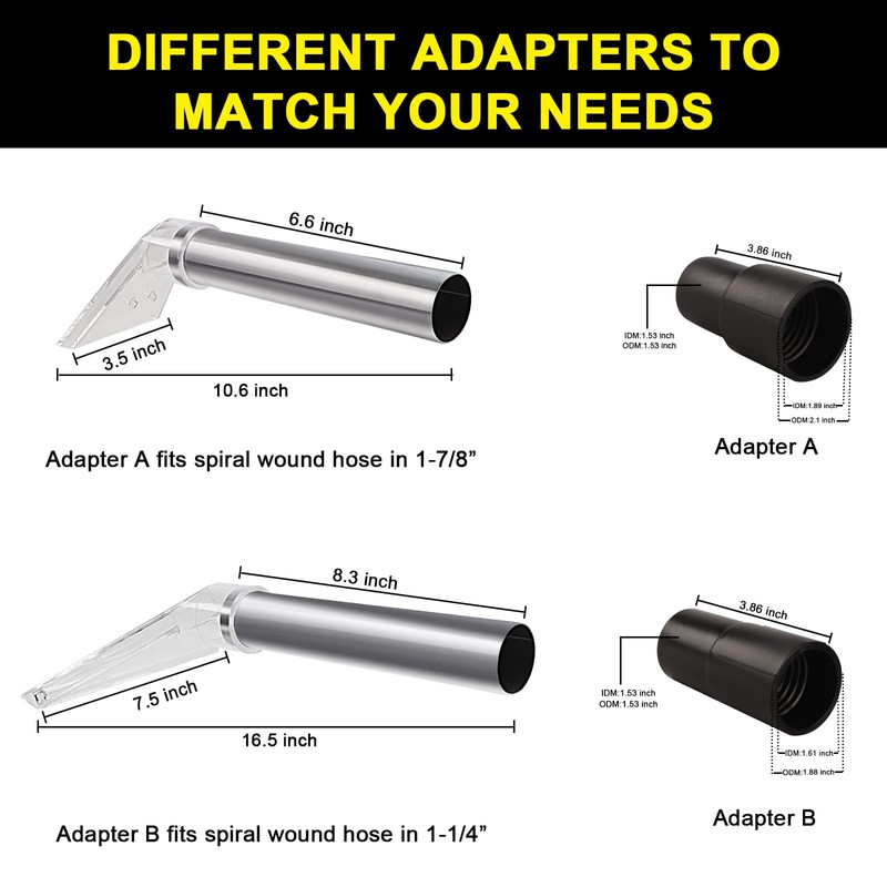 YSJWAER Carpet Vac Extractor Attachment-Tool - Cleaning Vacuum Clear Upholstery