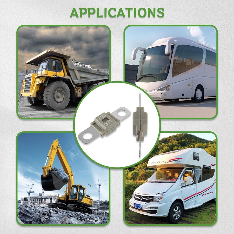 BOJACK AMI/Midi Fuse 150A High Current Fuse Bolt-on Fuse 150