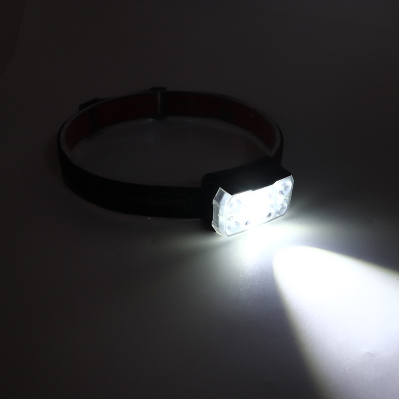 LED Head Light Fixed Focus Sensor Super Bright IPX4 Waterproof