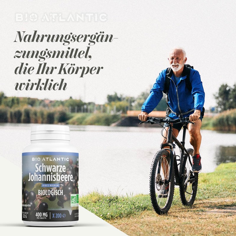 Organic Blackcurrant 1200 mg per Day - Blackcurrant - 200