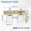 uxcell 1Set Slide Gate Guide Roller, 2" Dia x 2-3/8"