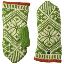 Hestra Guantes de Lana para Mujer, diseño de Punto nórdico, para Invierno