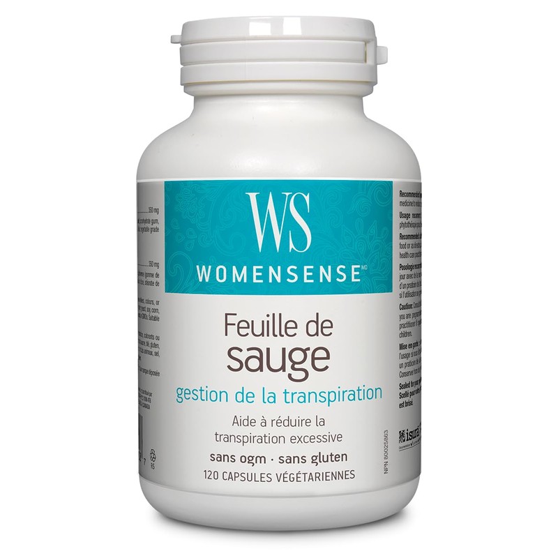 Preferred Nutrition WomenSense Sage Leaf, 120 vegetarian capsules, 350 mg