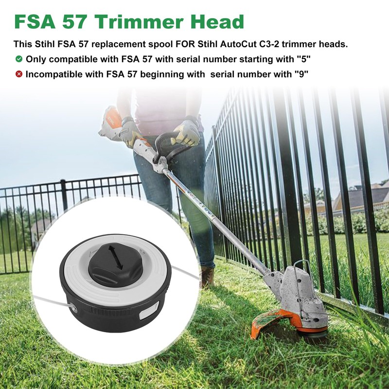 RO6G FSA57 Replacement Spool -FSA 57 Stihl Trimmer Head Replacement