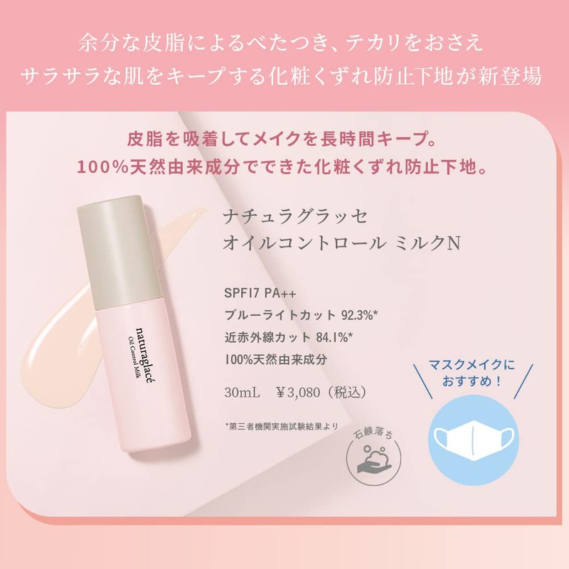 Natura Grasse Oil Control Milk N SPF17 PA++ 1.1 fl