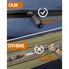 Wessleco Roll Up Tool Bag, 16OZ Canvas Wrench Roll Up