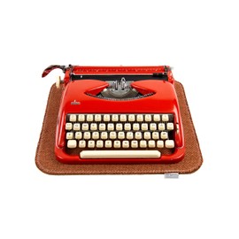 Typewriter Mat from BSIE Typewriters – Creating a Non-Slip Surface – Handmade in France - Red
